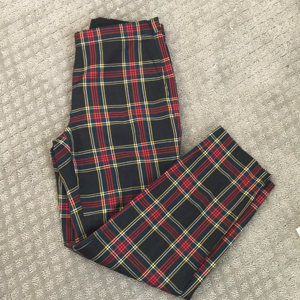Jcrew plaid pants